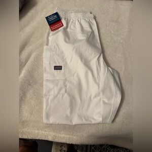 Women’s white Cherokee scrub bottoms